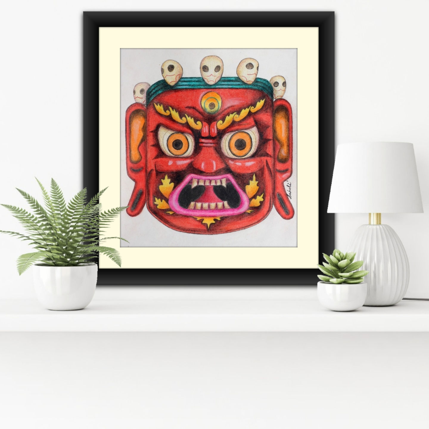 Traditional Nepalese Mask -2