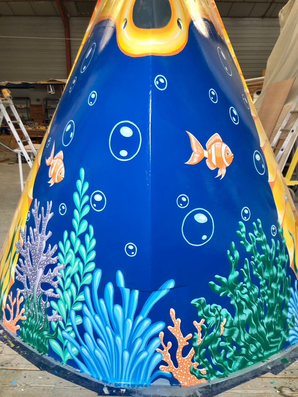 Décors hippocampe marin 