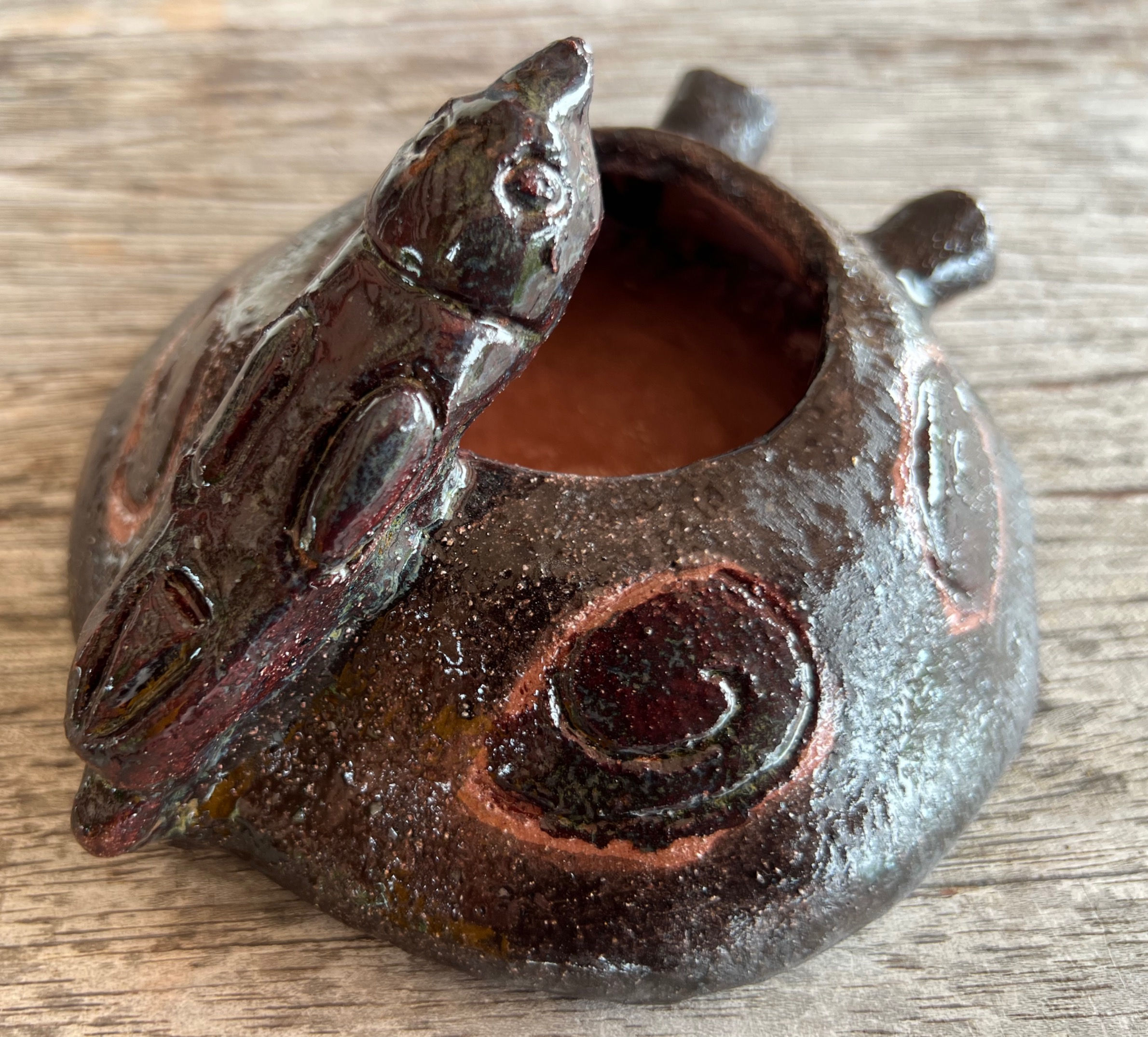 Inhalateur émaillé grand modèle avec condor