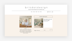 blog design britdotdesign