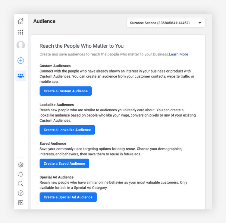 create your audience