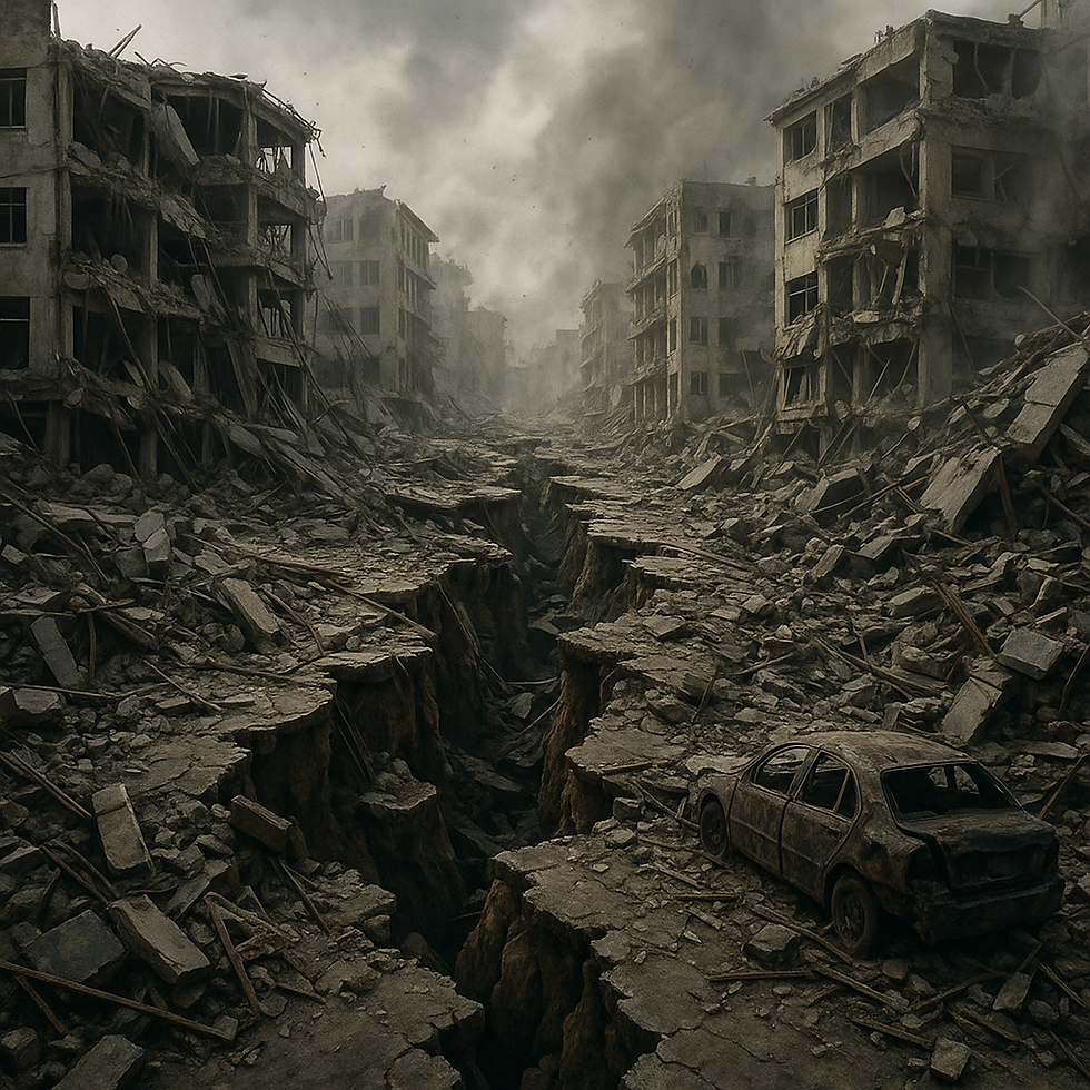 séisme dévastateur