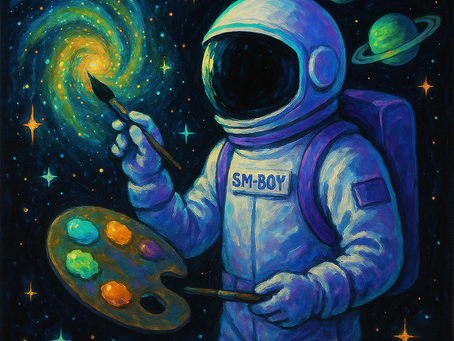 Comment SM-Boy transforme la créativité avec la peinture phosphorescente spatiale