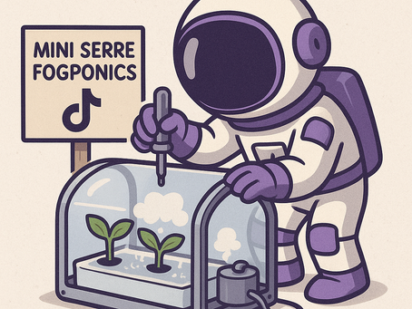 SM-Boy te construit une mini serre fogponics pour cultiver comme la NASA (et percer sur TikTok)