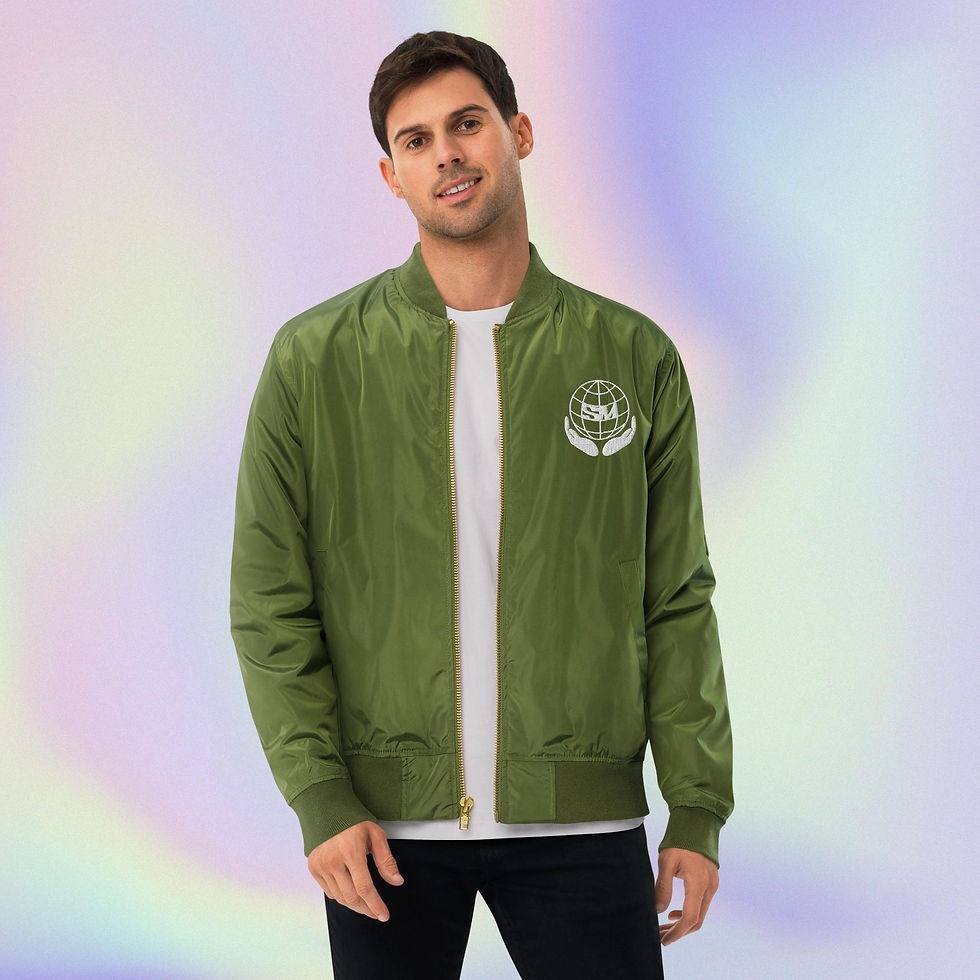 premium recycled bomber jacket