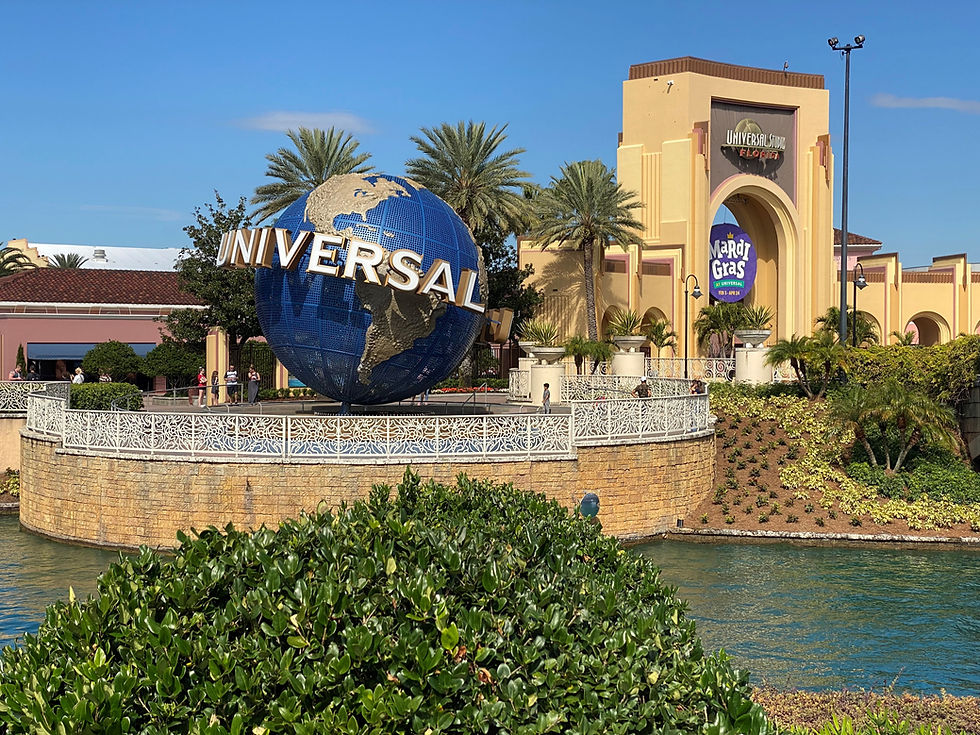 Universal Studios Globe, Sign and Entrance