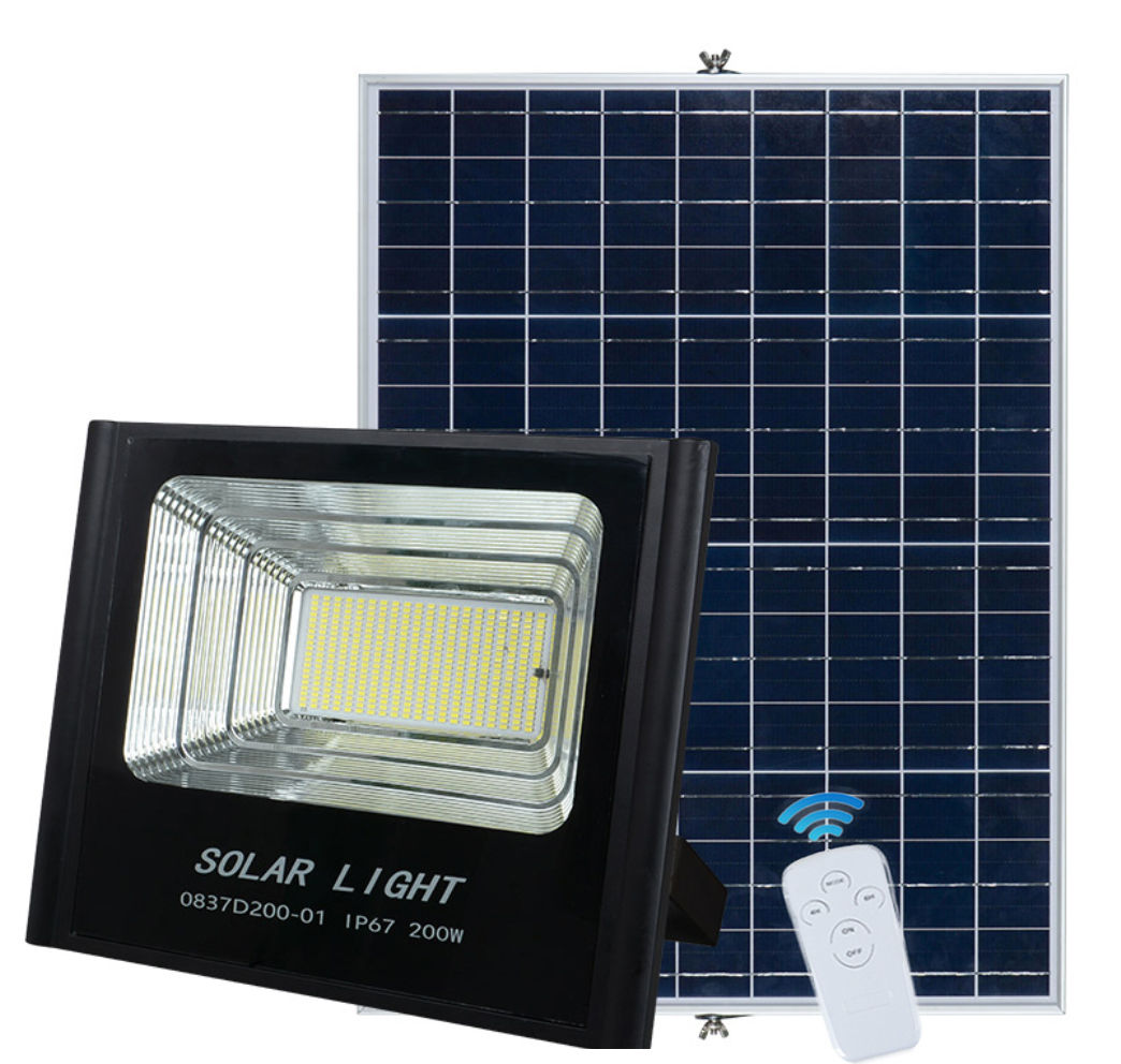 200W Reflector Led Solar (con control remoto)