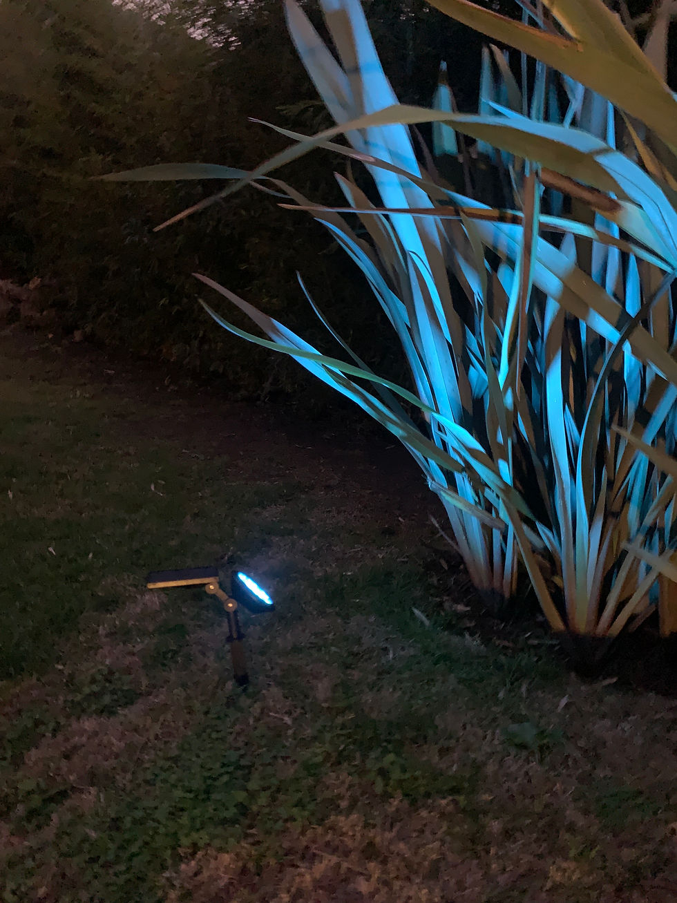 Miniatura: Led Solar Estaca de jardín 9 LEDS RGB