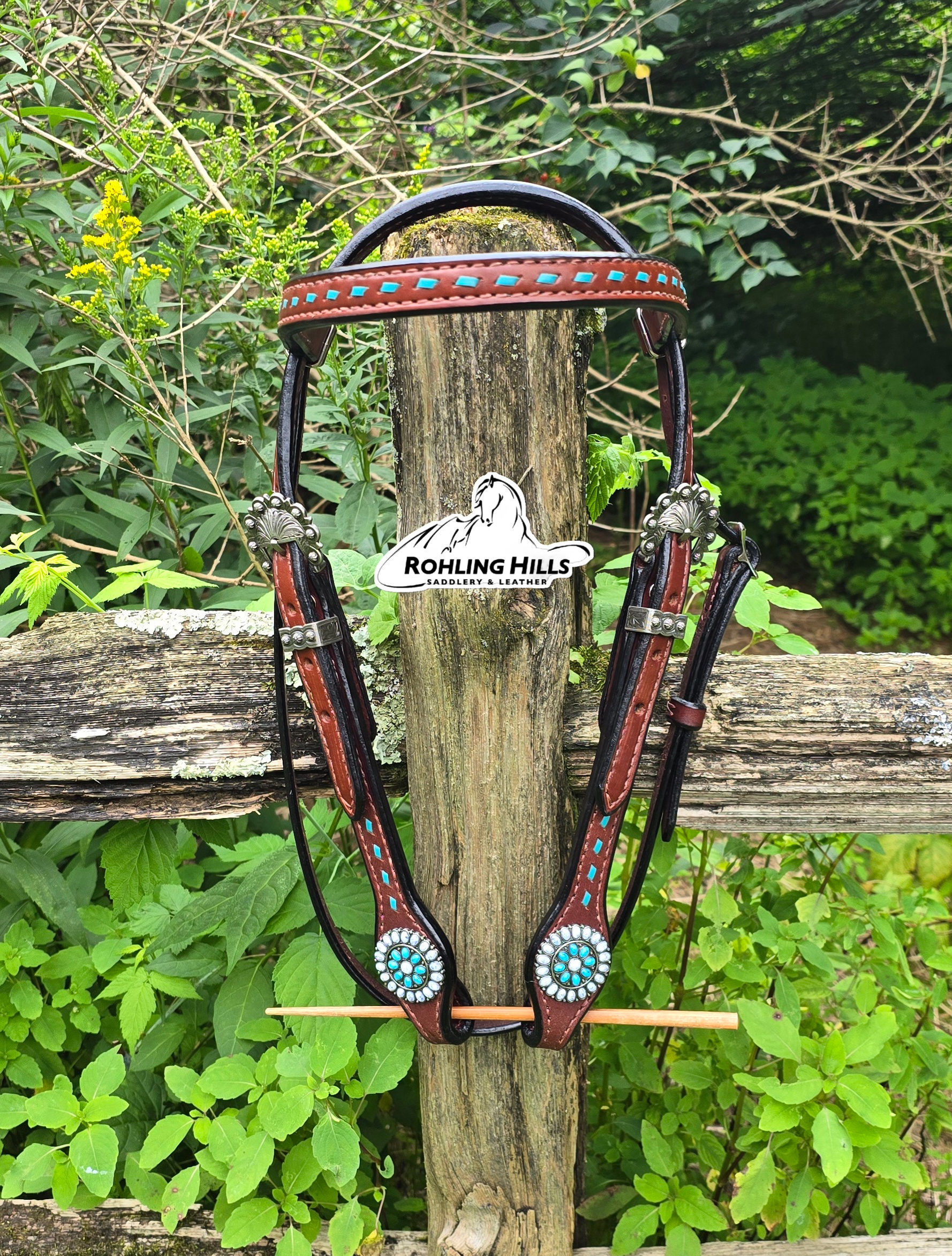 Blue Willow Headstall