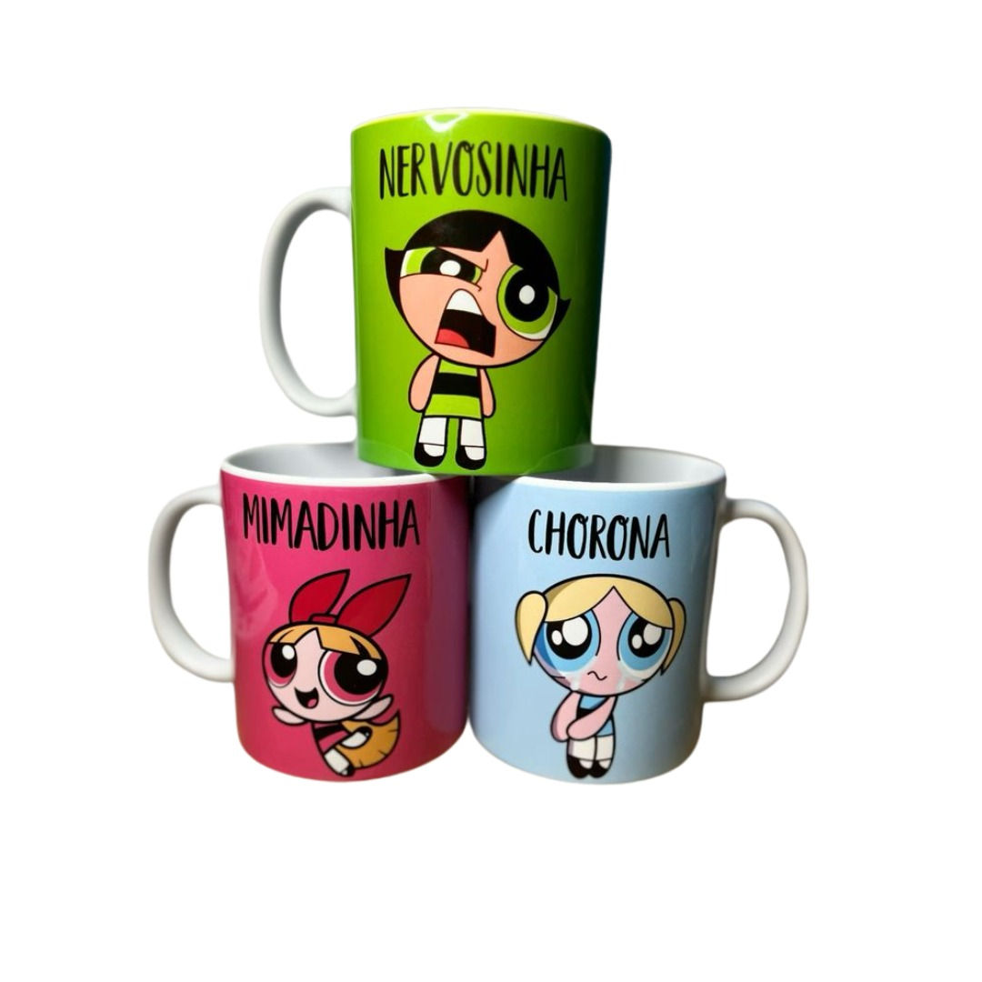 Caneca chika Super poderosa 325ml