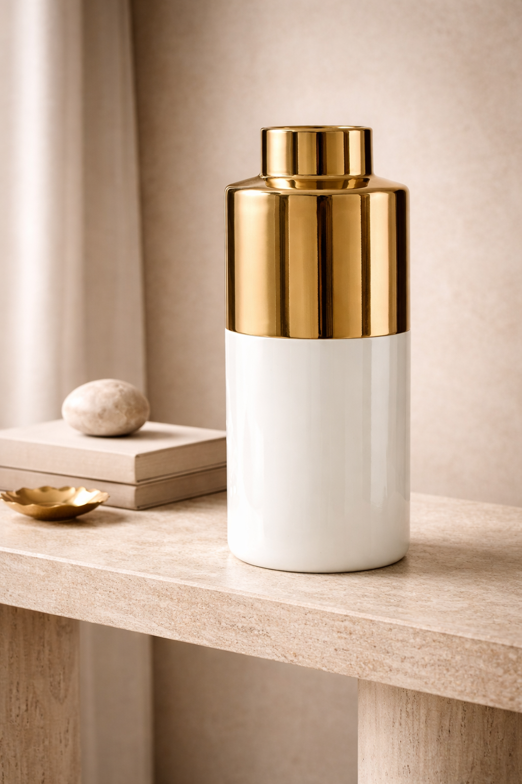 Stellar Metallic Tall Vase