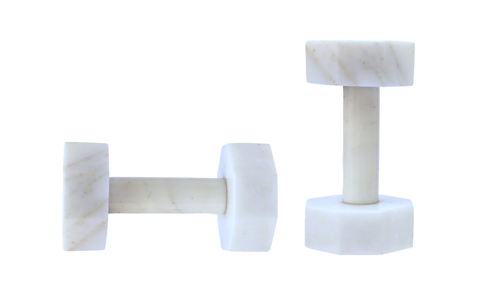 Thumbnail: Zoro Marble Dumbbell Set