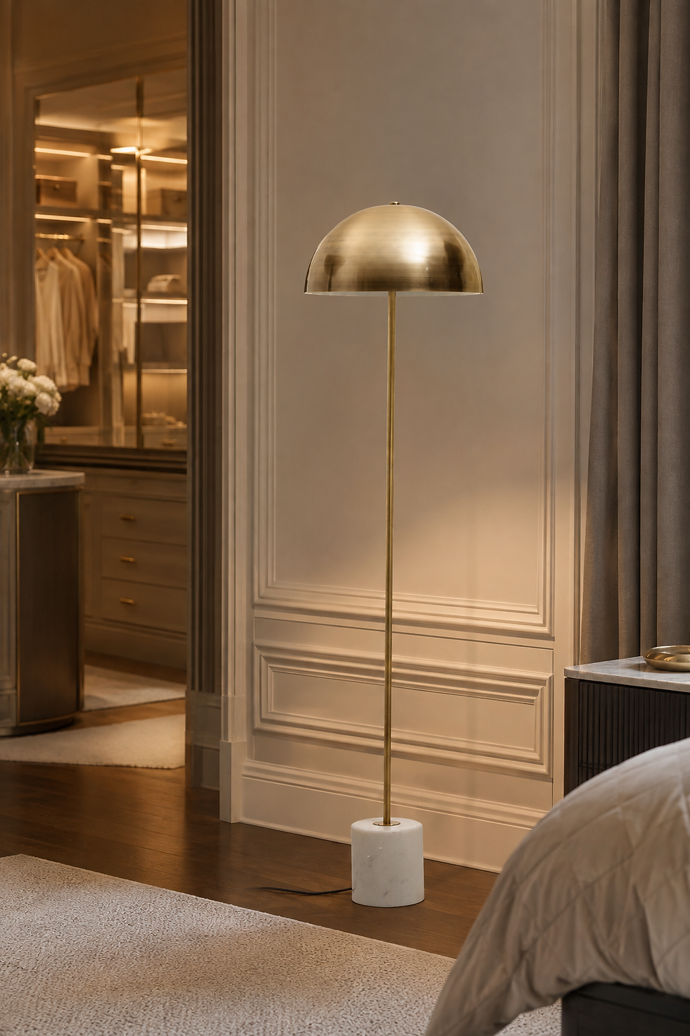 Thumbnail: Murdoch Marble Floor Lamp