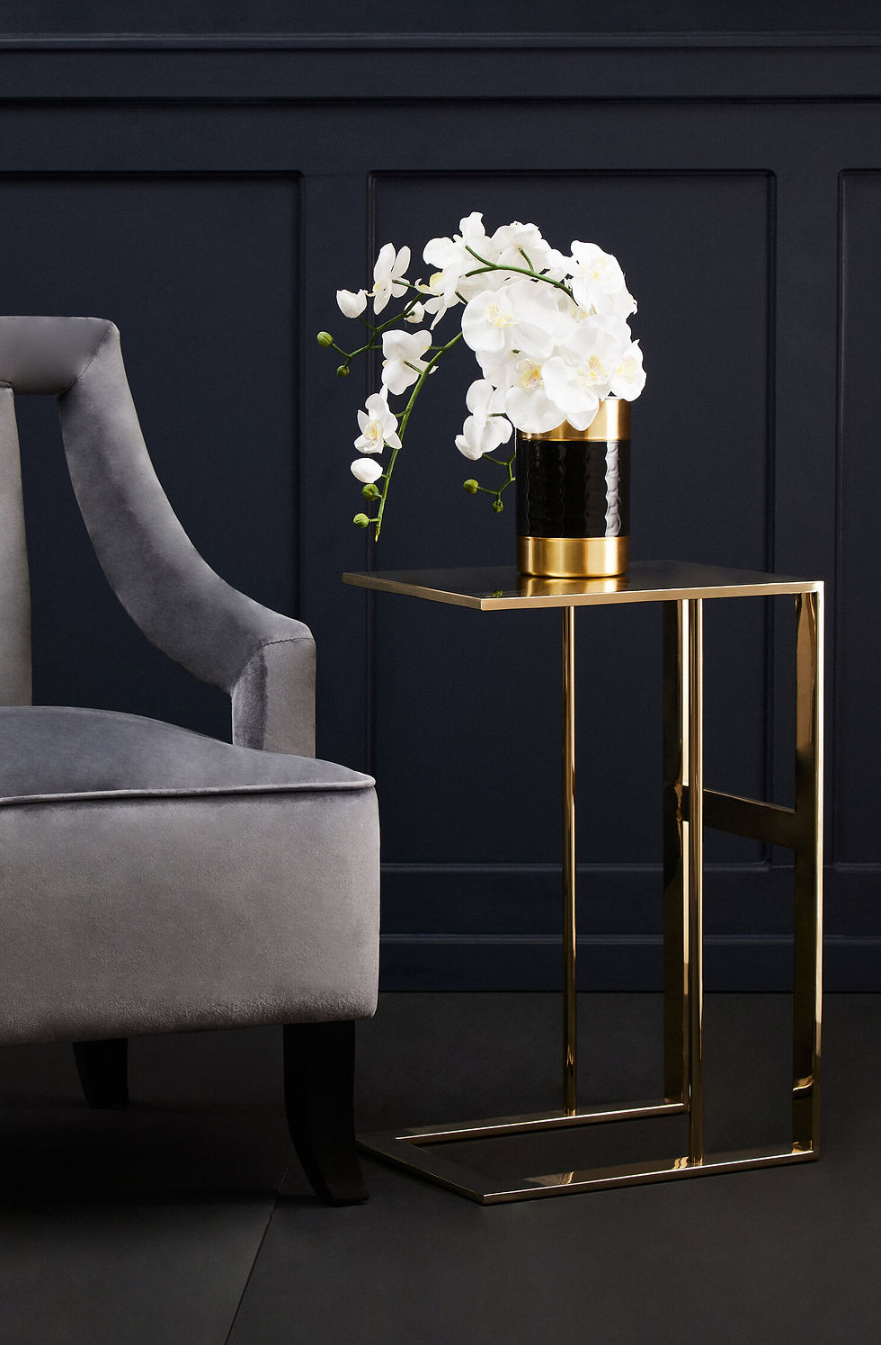 Thumbnail: Oria C-Shape Side Table