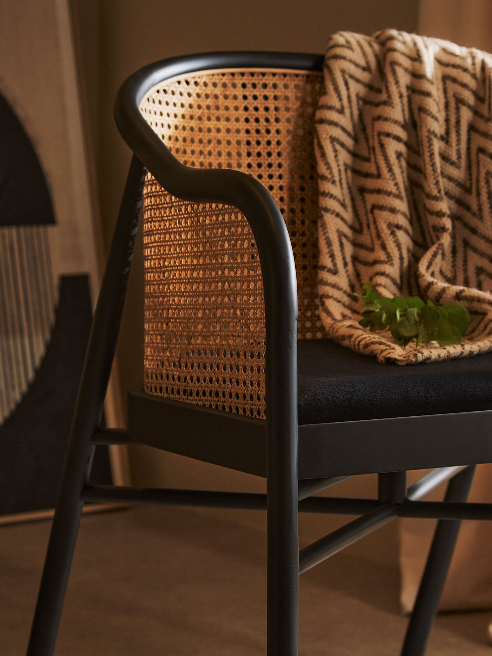 Thumbnail: Bosie Chevron Geometric Throw