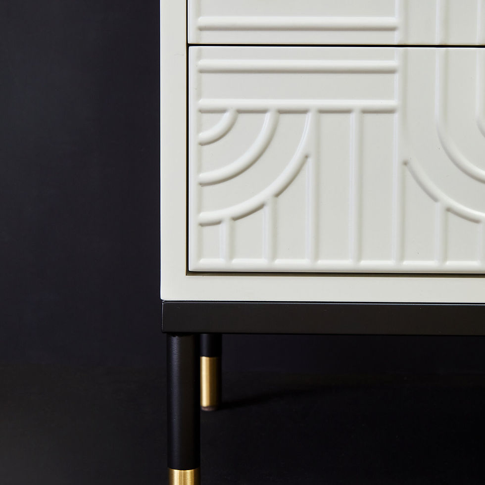 Thumbnail: Danta Geometric Side Table