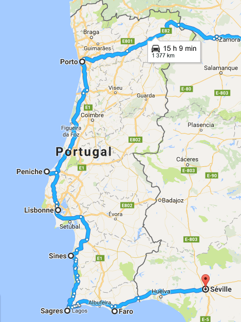 Combien De Temps Pour Aller Au Portugal En Voiture