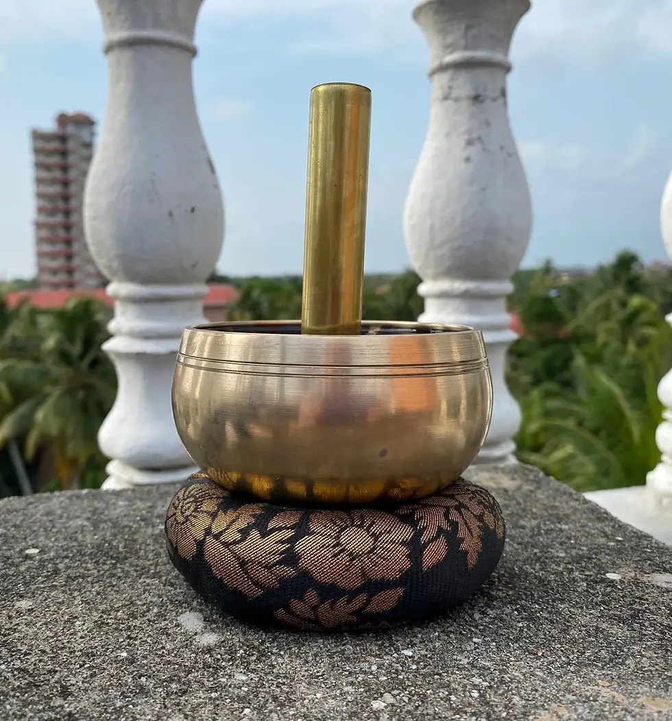 Thumbnail: TIBETAN SINGING BOWL CLOUDBUSTER (BRASS)