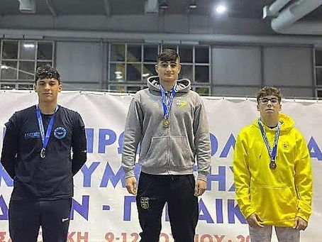 Εννιά μετάλλια για τον ‘Πήγασο’ στο χειμερινό πρωτάθλημα κολύμβησης