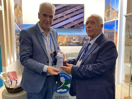Συνάντηση του Δημάρχου Σουφλίου με τον Πρόεδρο της Ομοσπονδίας Επιχειρηματιών Τουρισμού