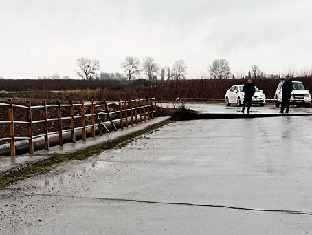 Ημαθία. Κατέρρευσε γέφυρα από τις βροχοπτώσεις!