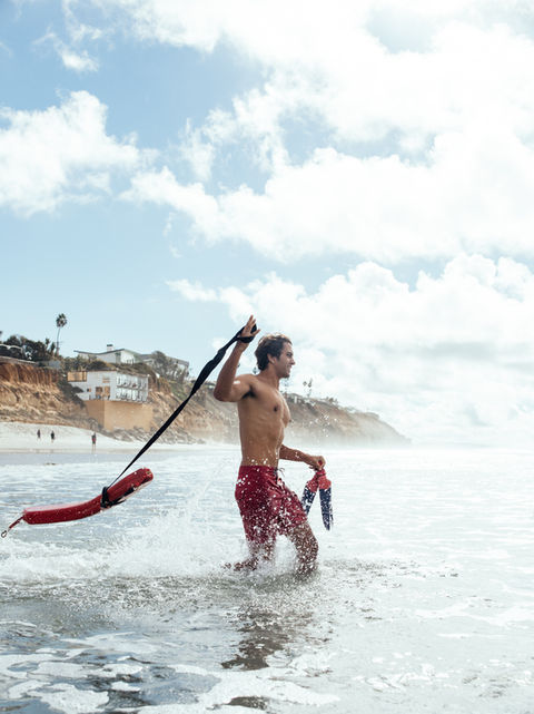 Lifeguard Jake Krekow at D Street