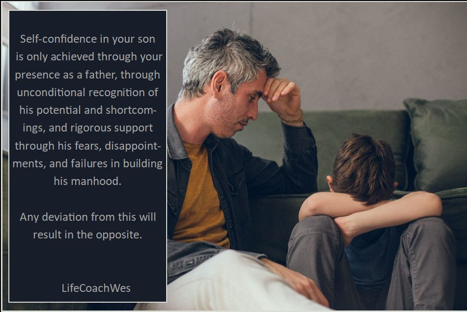 Self confidence in your son