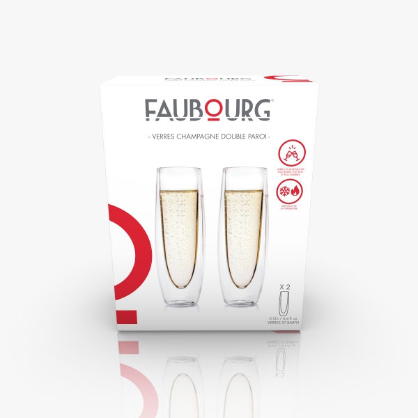 Verres à champagne St BARTH 130ml