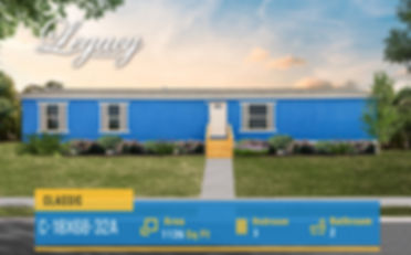 Legacy Housing 18 X 68 3 Bed - 2 Bath 1126 sq ft Singlewide