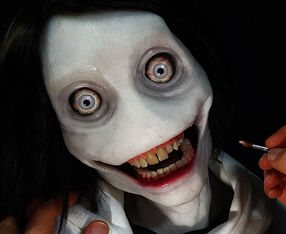 Thumbnail: Jeff the Killer - LoreCraft premium platinum silicone bust