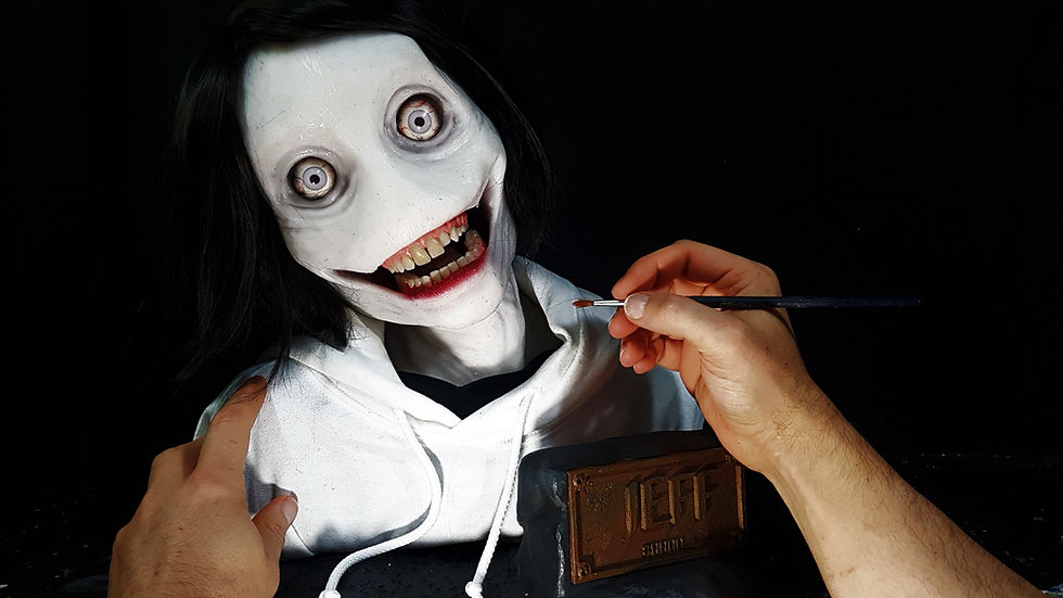 Thumbnail: Jeff the Killer - LoreCraft premium platinum silicone bust