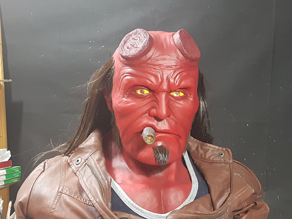 Thumbnail: Hellboy bust, lifesize, 1 of 1