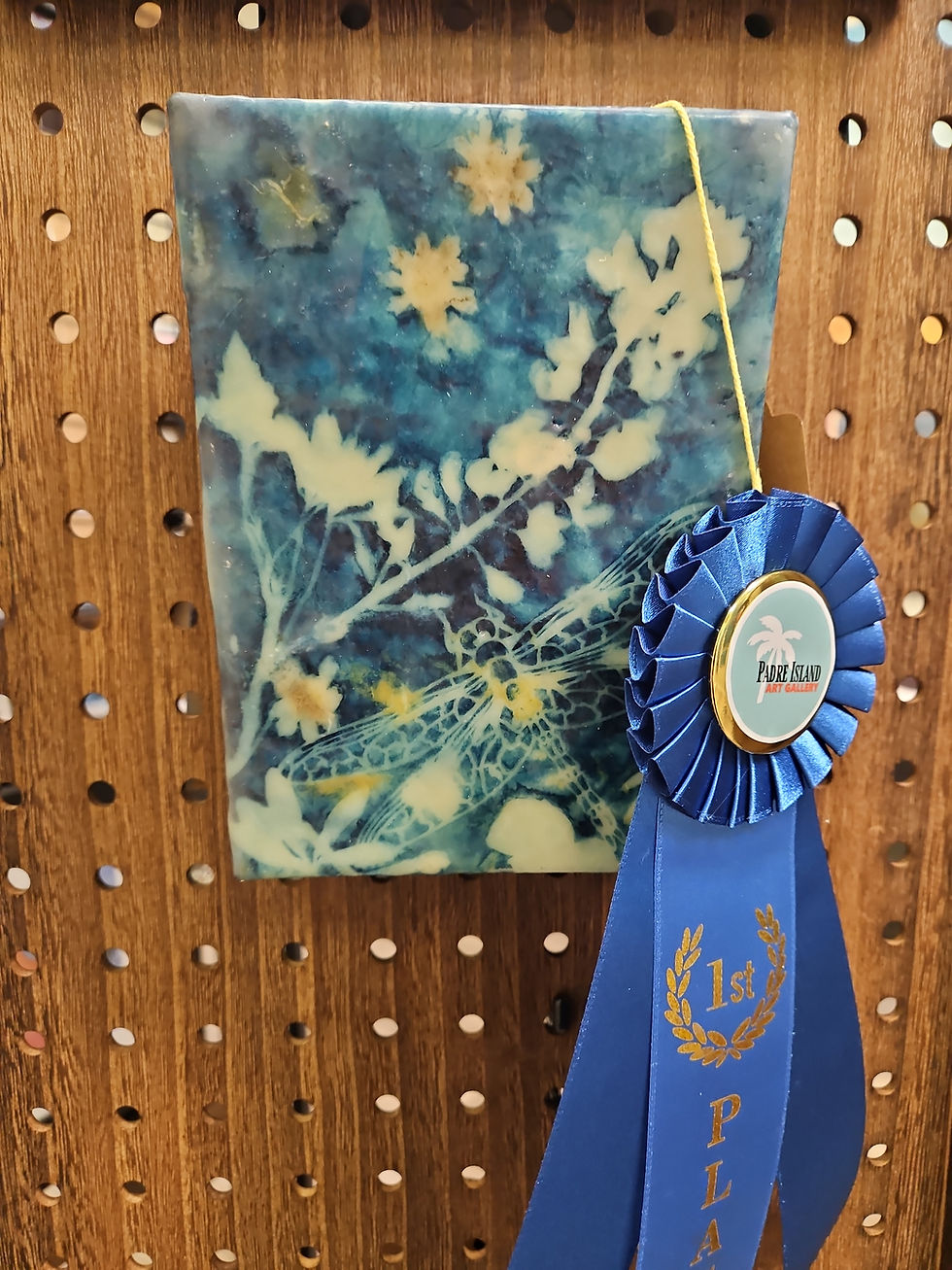 First Place Winner of the Incognito Art Show, Wings and Wildflowers by Artist Bonnie King