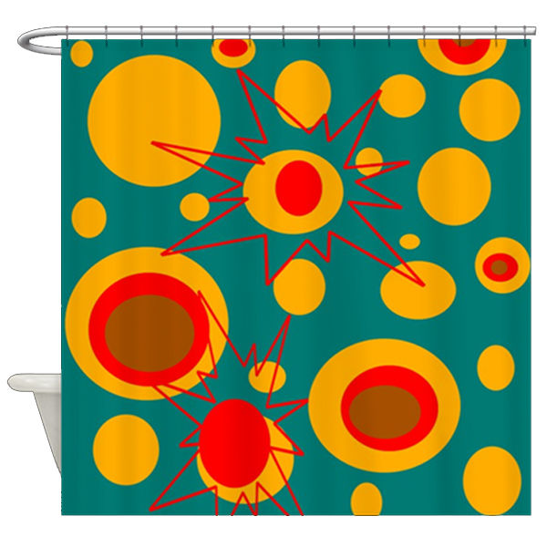 Thumbnail: Mid Century Modern  Shower Curtain - Oliver
