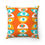 Thumbnail: Modern Outdoor Pillow, Mid Century Modern Outdoor Pillow, Orange Outdoor Pillow, Colorful Geometric Outdoor Pillow