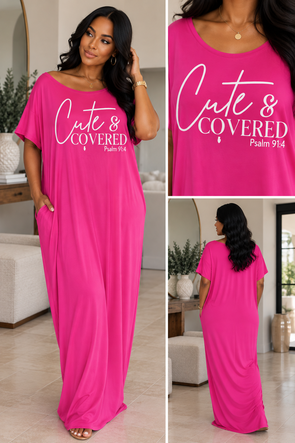 Cute & Covered Maxi Dress
