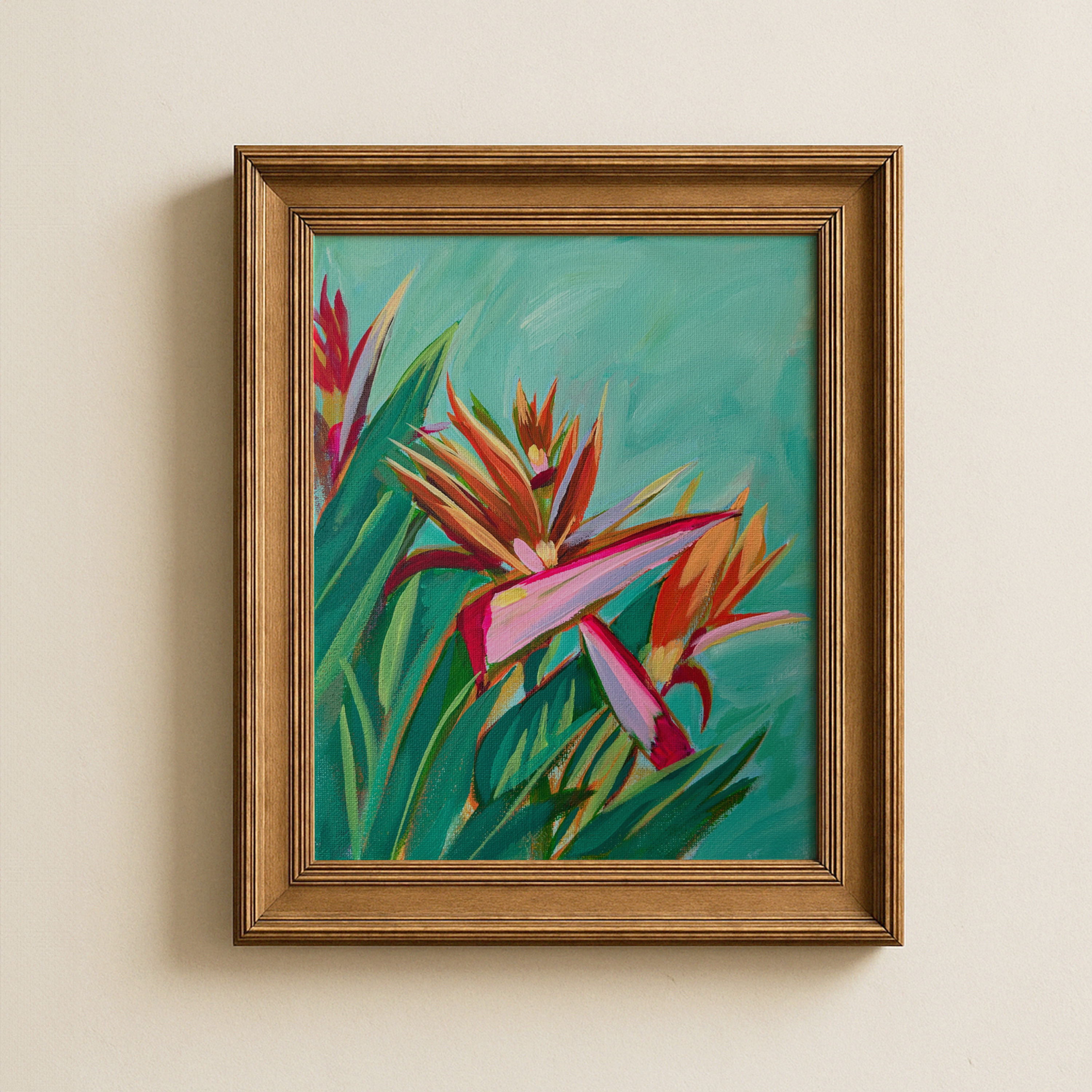 Paradise Embodied (Seafoam Green) Print