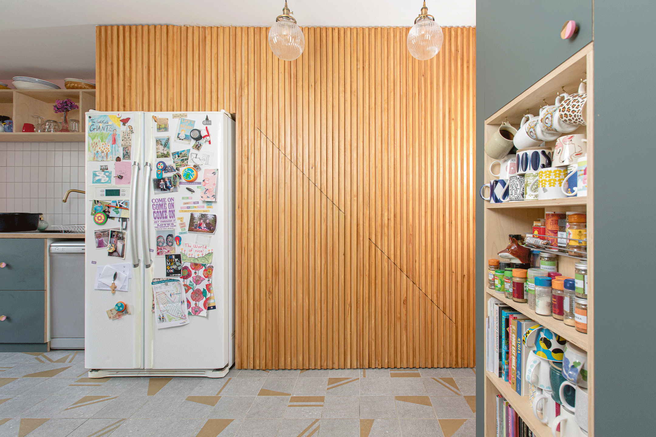 enbee architecture + design _ Natalie Black _ Retrofit Architect London_ Natural Materials _ Pink House _ SE24 _ Kitchen