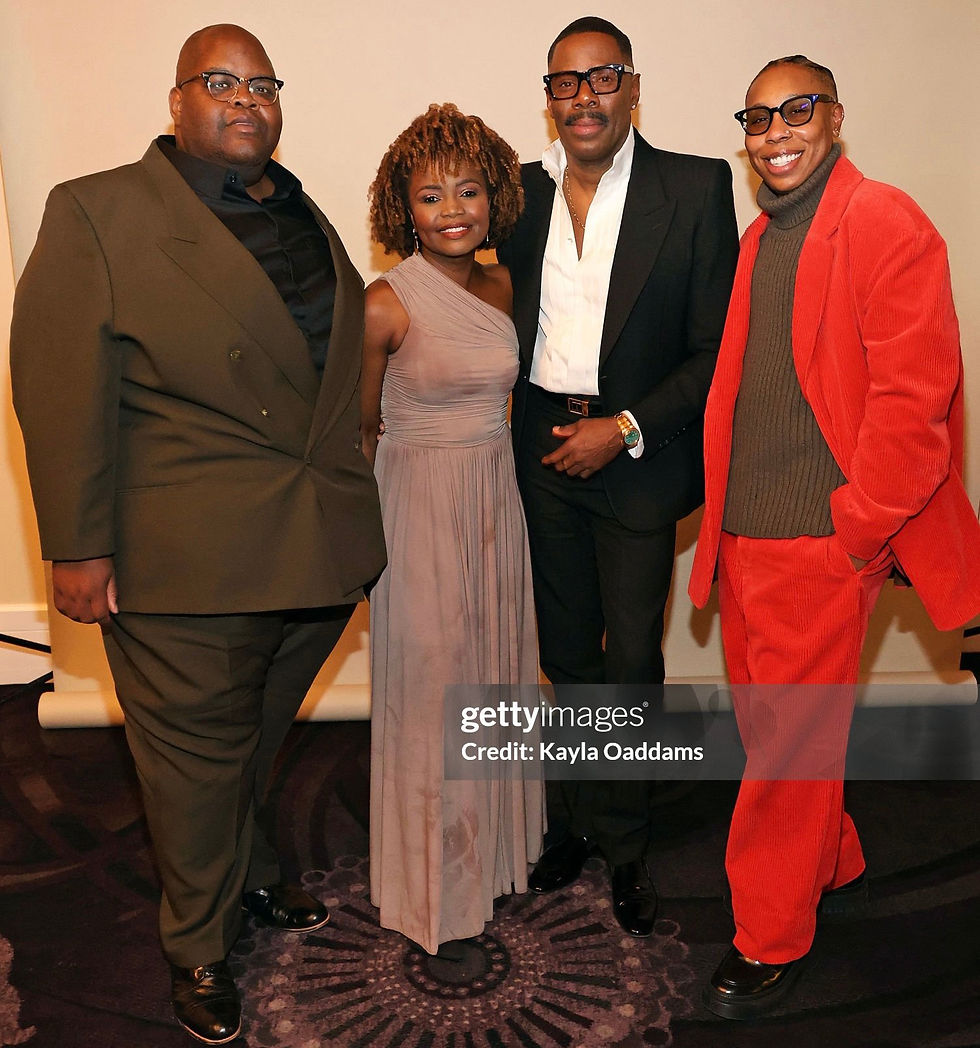Christopher Sibley, Karine Jean-Pierre, Colman Domingo, Lena Waithe