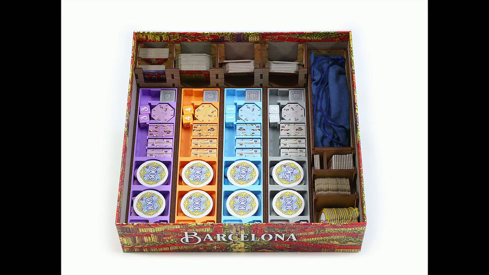 Thumbnail: Barcelona organizer in the box showing all components neatly organizer
