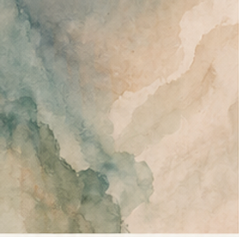Soft abstract watercolor in sage green and warm beige