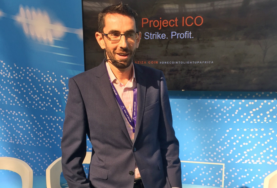 blockchain live aziza project asset backed security token ico cryptocurrency