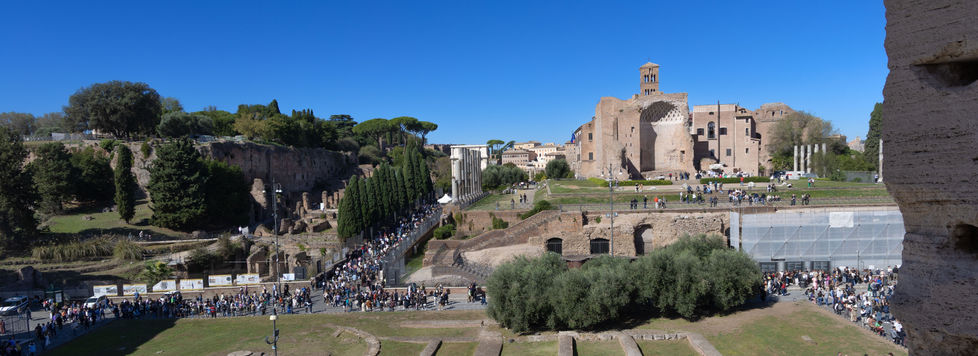 Scenic spots in Rome