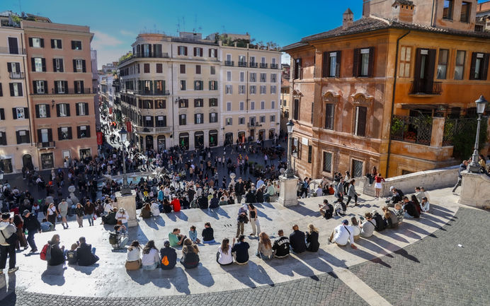 Scenic spots in Rome