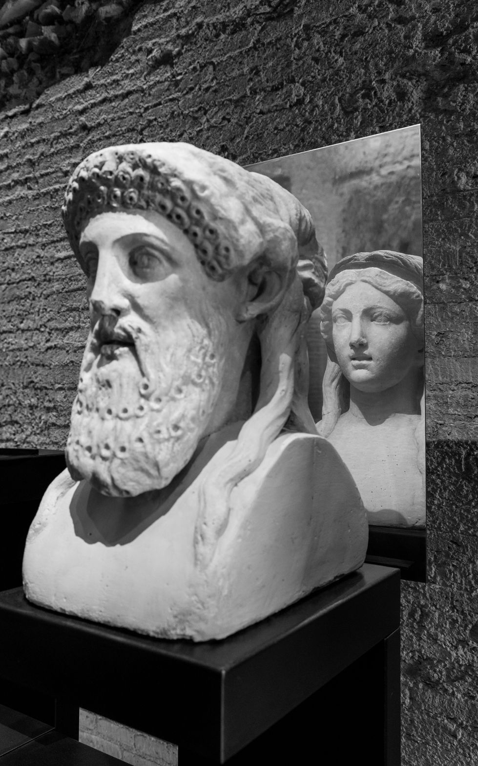 Roman 2 headed statue