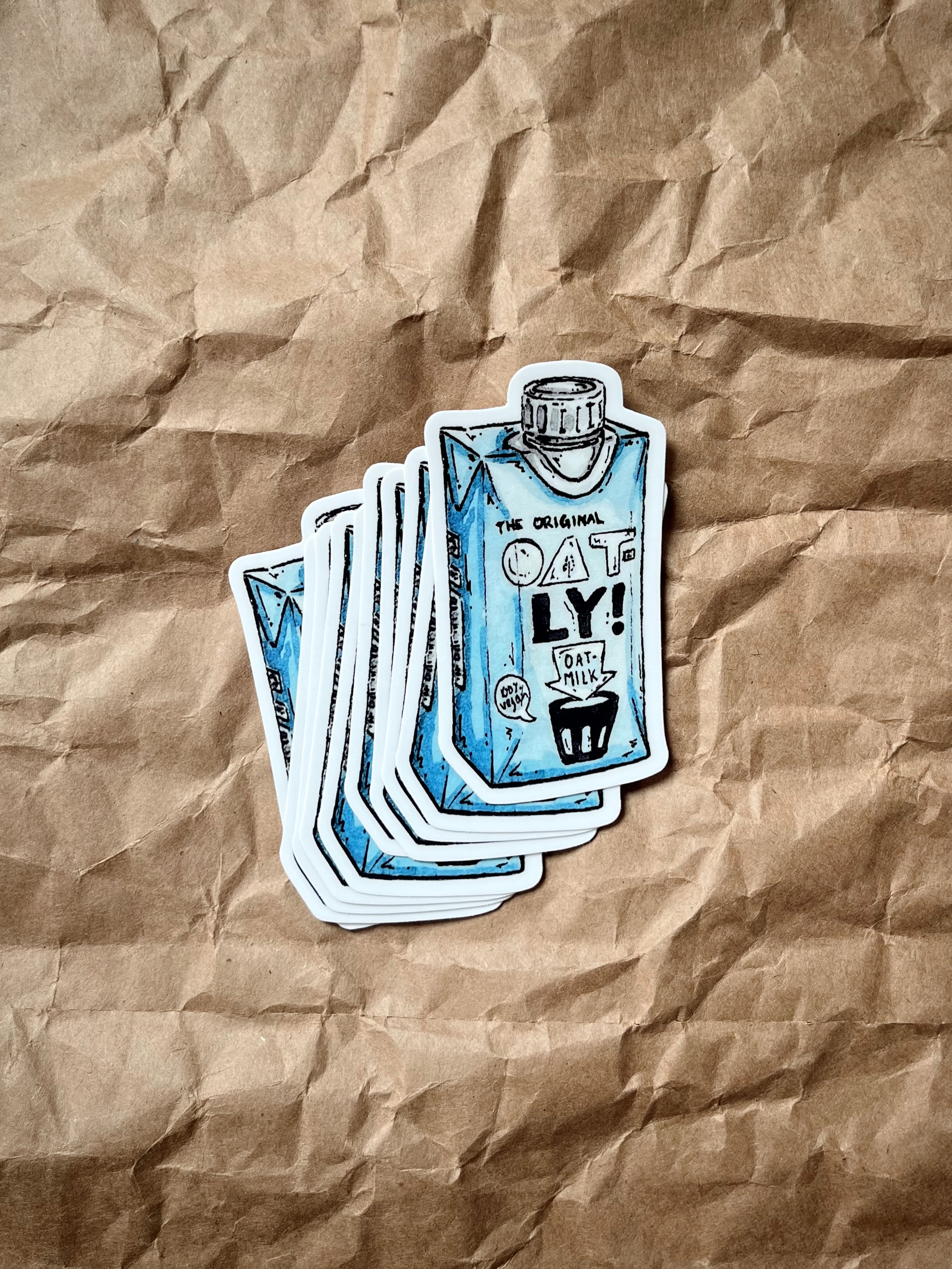 Oat Milk Sticker