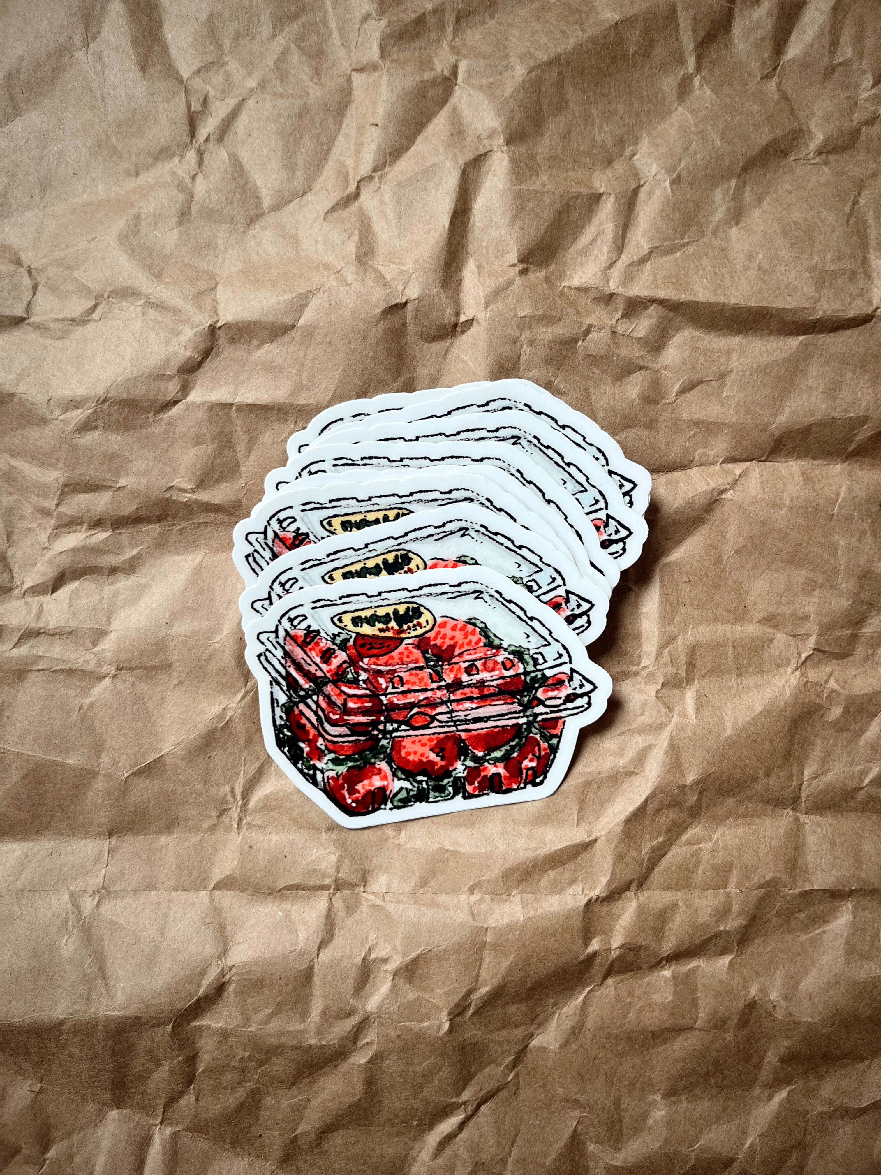 Strawberries Sticker