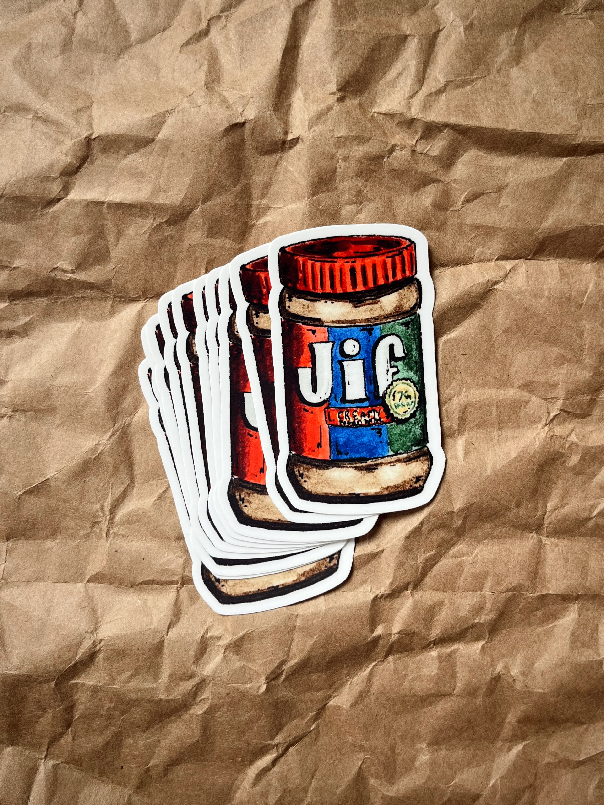 Peanut Butter Sticker