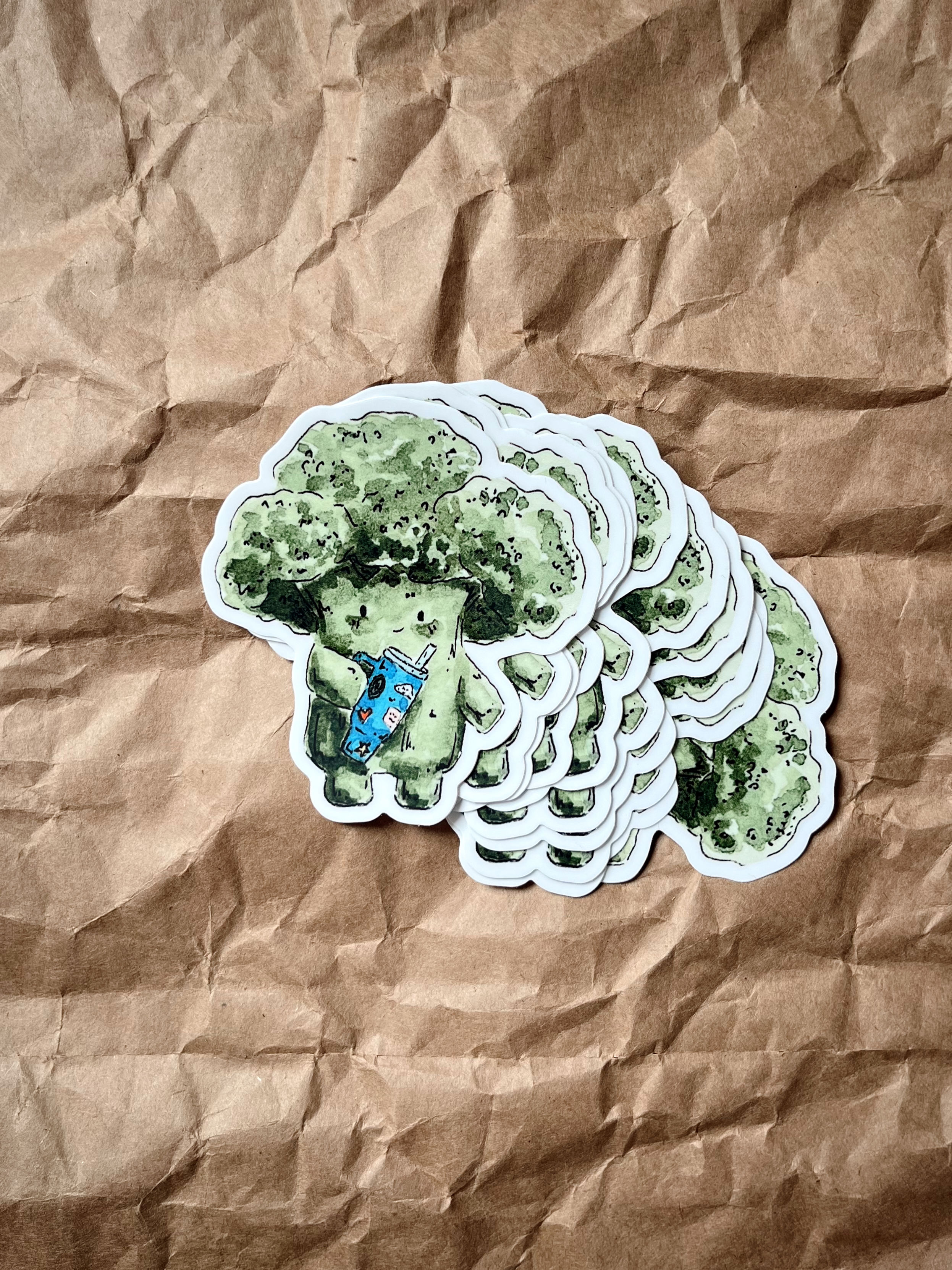 Broccoli With Stanley Cup Sticker