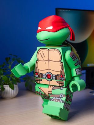 🐢 "The Muscle" of the Sewers: TMNT Raphael Modular Figure! 🔴